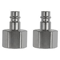 Ниппель универсальный быстросъемный ("папа") внутренняя резьба 1/2, 2 шт, Stels по ценам производителя в Воронеже с доставкой по всей России