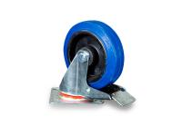 Колесо поворотное резина SRCLb 55 125 мм с тормозом (F) по ценам производителя в Воронеже с доставкой по всей России