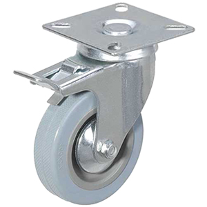 Колесо аппаратное поворотное SCgb 55 125 мм с тормозом (F) по ценам производителя в Воронеже с доставкой по всей России