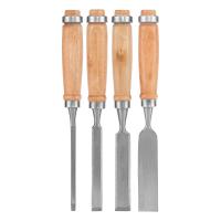 Набор долот-стамесок, 6-12-18-24 мм, плоских, деревянные рукоятки Sparta по ценам производителя в Воронеже с доставкой по всей России