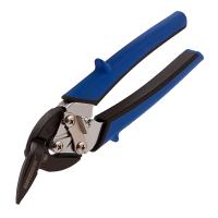 Ножницы по металлу "Piranha", 185 мм, прямой и правый рез, сталь СrM, двухкомпонентные рукоятки Gross по ценам производителя в Воронеже с доставкой по всей России