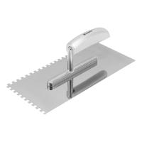 Гладилка из нержавеющей стали, 280 х 130 мм, деревянная ручка, зуб 6 х 6 мм Matrix по ценам производителя в Воронеже с доставкой по всей России