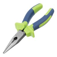 Длинногубцы прямые, 160 мм, двухкомпонентные рукоятки Сибртех по ценам производителя в Воронеже с доставкой по всей России