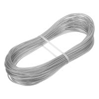 Трос металлополимерный прозрачный ПР-2.5, толщина 2.5 мм, моток 20 метров Сибртех