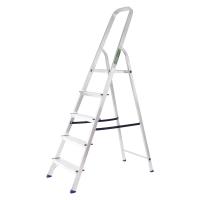 Стремянка, 5 ступеней, алюминиевая, Сибртех