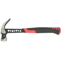 Молоток-гвоздодер, 450 г, цельнокованый, боек с магнитом, двухкомпонентная обрезиненная рукоятка Matrix Pro