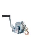 Лебедка ручная барабанная с тросом  400кг  10м оцинкованная TOR FD