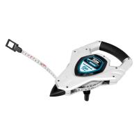 Рулетка геодезическая 50 м х 13 мм, откр, корп, металлическая лента, Super-Нейлон, двусторонняя шкала Gross по ценам производителя в Воронеже с доставкой по всей России