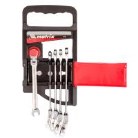 Набор ключей комбинированных, трещоточных шарнирных 5 шт. Matrix по ценам производителя в Воронеже с доставкой по всей России