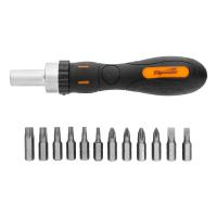 Отвертка реверсивная с набором бит, CrV, 12 шт, Sparta по ценам производителя в Воронеже с доставкой по всей России