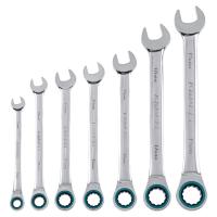 Набор ключей комбинированных с трещоткой, 8-19 мм, 7 шт, CrV Gross по ценам производителя в Воронеже с доставкой по всей России
