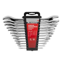 Набор ключей рожковых 12 шт, (6-32мм) CrV, EllipticaL зеркальное хромирование Matrix по ценам производителя в Воронеже с доставкой по всей России