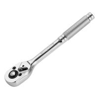 Ключ-трещотка 1/4", 45 зубьев, цельнометаллический, с быстрым сбросом, CrV, хром Сибртех по ценам производителя в Воронеже с доставкой по всей России