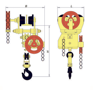 Таль ручная червячная передвижная ТРЧП 10,0 т 12 м по ценам производителя в Воронеже с доставкой по всей России
