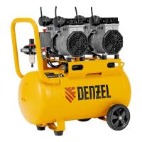 Компрессор безмасляный, малошумный DLS 2200/50, 2200 Вт, 2x1100, 50 л, 380 л/мин Denzel по ценам производителя в Воронеже с доставкой по всей России