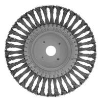 Щетка для УШМ, 200 мм, посадка 22.2 мм, плоская, крученая проволока 0.5 мм Сибртех по ценам производителя в Воронеже с доставкой по всей России