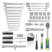 Набор инструментов, 1/2", 1/4", пластиковый кейс 89 предметов Сибртех по ценам производителя в Воронеже с доставкой по всей России