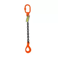 1,5т 6м Строп OCALIFT 1СЦ цепной т8 G80 с самозакрывающимся крюком цепь глазированная