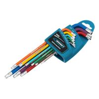 Набор ключей имбусовых Torx -TT, 9 шт: T10-T50, магнит, S2, экстра-длинные, хром/краска 9 шт Gross по ценам производителя в Воронеже с доставкой по всей России