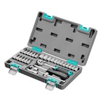 Набор инструментов, 1/4", CrV, пластиковый кейс 29 предметов Stels по ценам производителя в Воронеже с доставкой по всей России