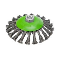 Щетка для УШМ, 125 мм, М14, "тарелка", крученая металлическая проволока Сибртех по ценам производителя в Воронеже с доставкой по всей России