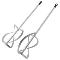 Комплект насадок для строительного миксера, 2шт., 220х560 мм, оцинкованные, хвостовик HEX13 Denzel по ценам производителя в Воронеже с доставкой по всей России