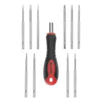 Отвертка для точных работ Fusion с насадками, 11 предметов, в пластиковом пенале, трехкомпонентная рукоятка Matrix по ценам производителя в Воронеже с доставкой по всей России