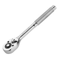 Ключ-трещотка 3/8", 45 зубьев, цельнометаллический, с быстрым сбросом, CrV, хром Сибртех по ценам производителя в Воронеже с доставкой по всей России