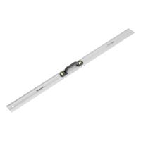 Линейка-уровень, 1000 мм, металлическая, пластмассовая ручка 2 глазка Matrix