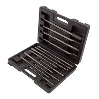 Набор буров по бетону, 6-8-10 х 160, 8-10-12 х 210, 10-12-14 х 260 мм, зубила 4 шт, SDS Plus Matrix по ценам производителя в Воронеже с доставкой по всей России