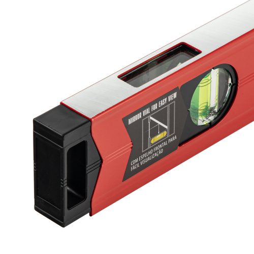 Уровень алюминиевый магнитный, 800 мм, фрезерованный, 3 глазка (1 зеркальный) усиленный Matrix по ценам производителя в Воронеже с доставкой по всей России