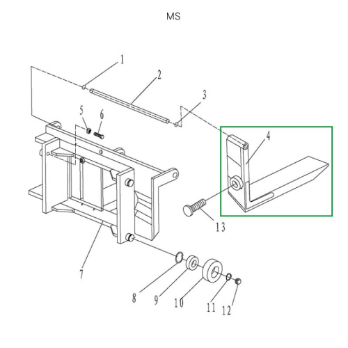 Вила для ручного штабелера для MS1016 по ценам производителя в Воронеже с доставкой по всей России