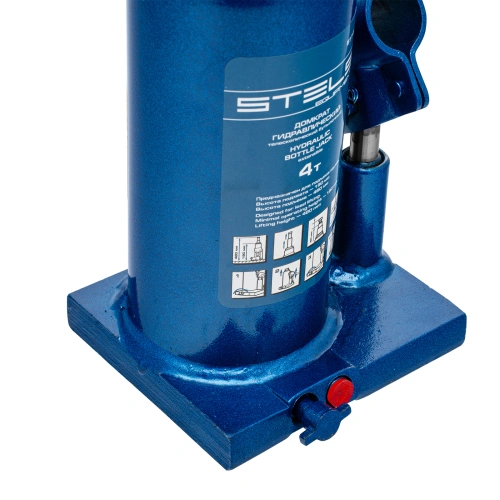 Домкрат гидравлический бутылочный телескопический, 4 т, h подъема 190-480 мм Stels по ценам производителя в Воронеже с доставкой по всей России