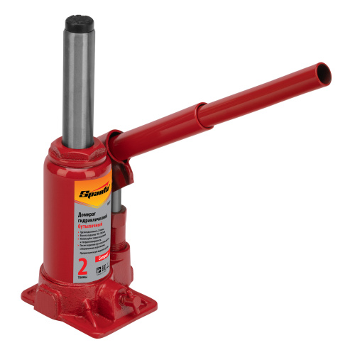 Домкрат гидравлический бутылочный 2 т, h подъема 150-280 мм Sparta Compact по ценам производителя в Воронеже с доставкой по всей России