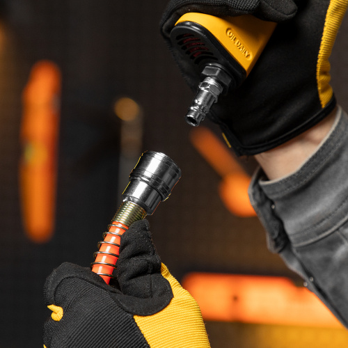 Шланг спиральный воздушный 8 х 12 мм, 18 бар, с быстросъемными соединениями, 10м Stels по ценам производителя в Воронеже с доставкой по всей России