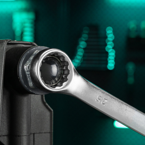 Ключ комбинированный, 25 мм, CrV, матовый хром Stels по ценам производителя в Воронеже с доставкой по всей России