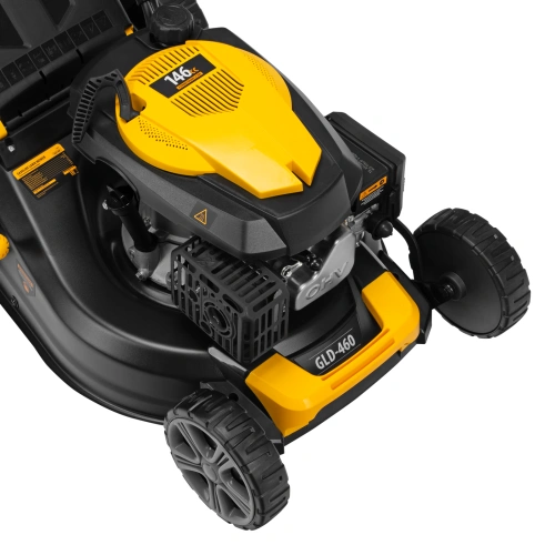 Газонокосилка бензиновая GLD-460, 146 куб.см, ширина 46 см, ручная, 7 уровней, травосборник 50 л Denzel по ценам производителя в Воронеже с доставкой по всей России