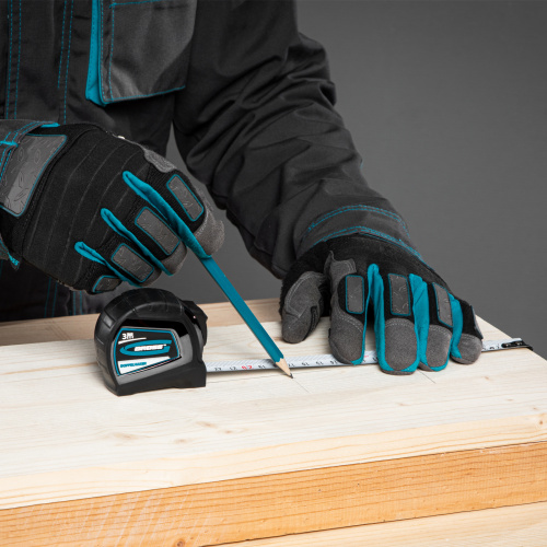 Рулетка "Doppelhaken",3 м x 16 мм,односторонний зацеп,Нейлон,двусторонняя шкала,автоматическая фиксация Gross по ценам производителя в Воронеже с доставкой по всей России