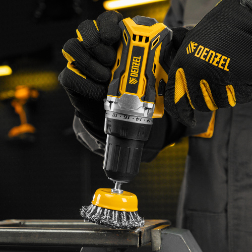 Щетка для дрели, 65 мм, Чашка, со шпилькой, нержавеющая крученая проволока Denzel по ценам производителя в Воронеже с доставкой по всей России