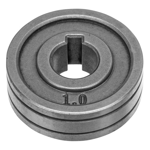 Подающий ролик, V профиль под стальную проволоку 0,8-1мм, 2 шт Denzel по ценам производителя в Воронеже с доставкой по всей России