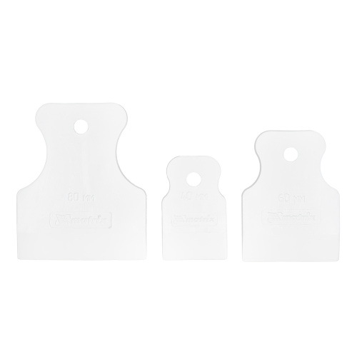 Набор шпателей 40-60-80 мм, белая резина, 3 шт Matrix по ценам производителя в Воронеже с доставкой по всей России