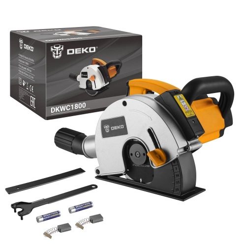 Штроборез DEKO DKWC1800, 125 мм, 1800 Вт, лазерный указатель по ценам производителя в Воронеже с доставкой по всей России
