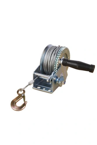 Лебедка ручная барабанная с тросом  400кг  20м оцинкованная TOR FD по ценам производителя в Воронеже с доставкой по всей России