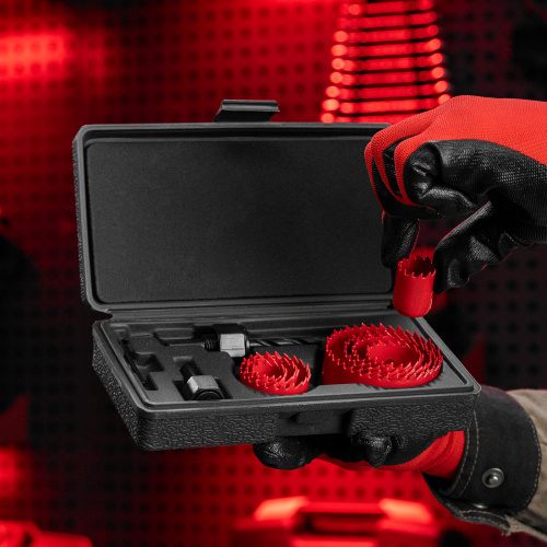 Набор кольцевых пил по дереву, 19-64 мм, 11 предметов Matrix по ценам производителя в Воронеже с доставкой по всей России