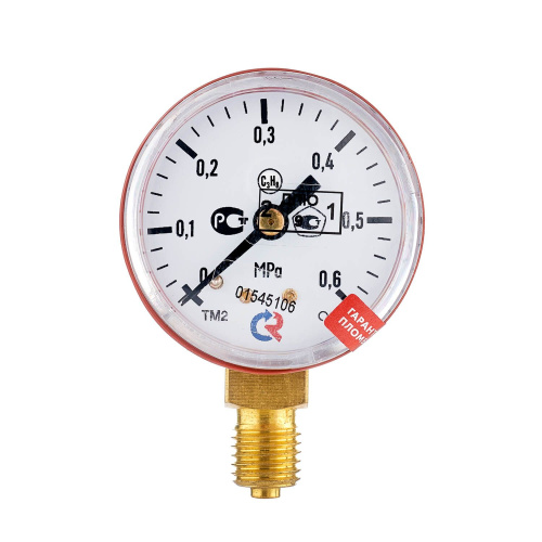 Манометр с поверкой 0,6 МПа, пропан по ценам производителя в Воронеже с доставкой по всей России
