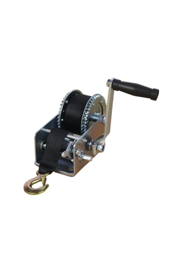 Лебедка ручная барабанная с лентой  1т 20 м оцинкованная TOR LHW по ценам производителя в Воронеже с доставкой по всей России