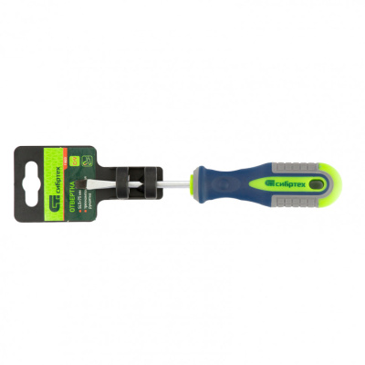 Отвертка, SL5 х 75 мм, CrV, трехкомпонентная рукоятка Сибртех по ценам производителя в Воронеже с доставкой по всей России