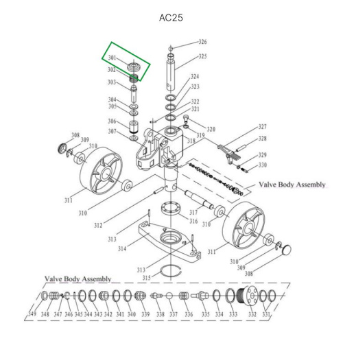 Крышка пружины для гидравлических тележек AC25 по ценам производителя в Воронеже с доставкой по всей России