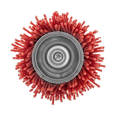 Щетка для дрели, 65 мм, Чашка, со шпилькой, нейлоновая щетина Denzel по ценам производителя в Воронеже с доставкой по всей России