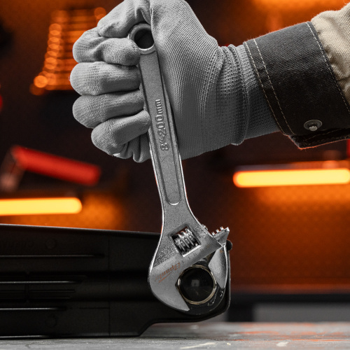 Ключ разводной, 200 мм, хромированный Sparta по ценам производителя в Воронеже с доставкой по всей России